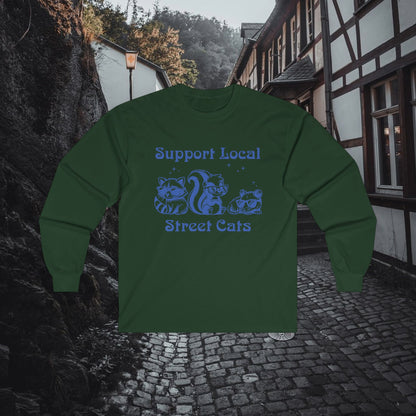 Support Local Street Cats Long Sleeve Tee