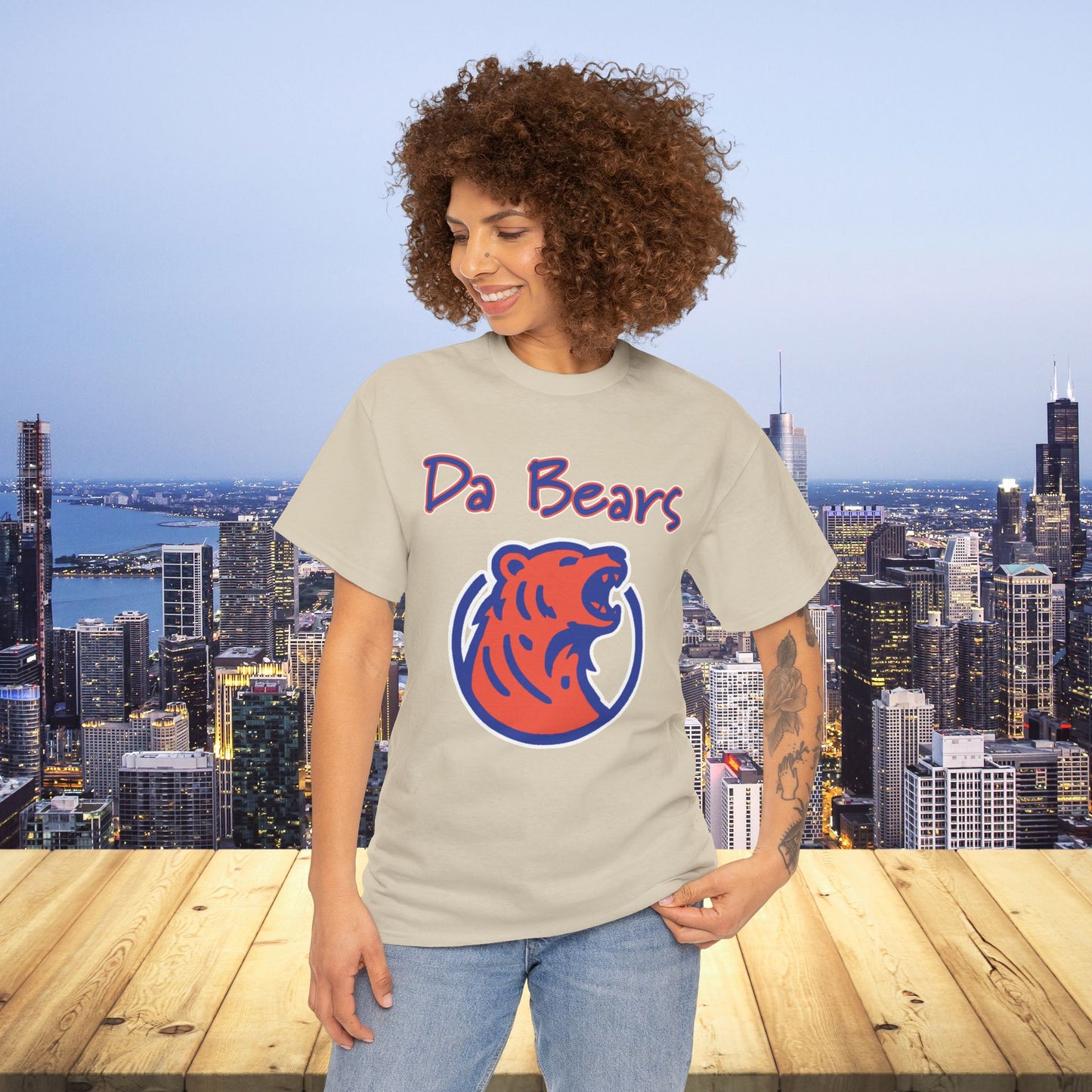 Da Bears Logo Tee