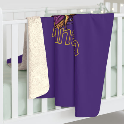 Minnesota Viking Sherpa Fleece Blanket
