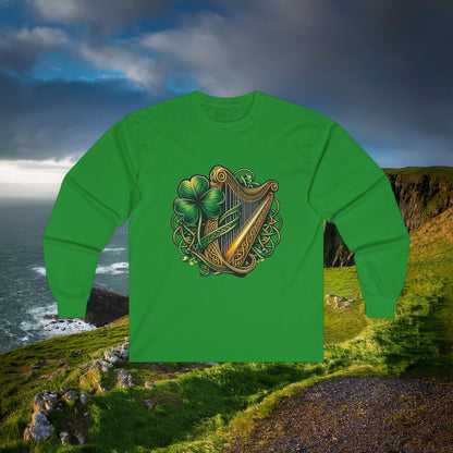 Irish Harp Long Sleeve Tee