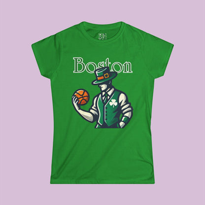 Boston Basketball Women's Softstyle Tee