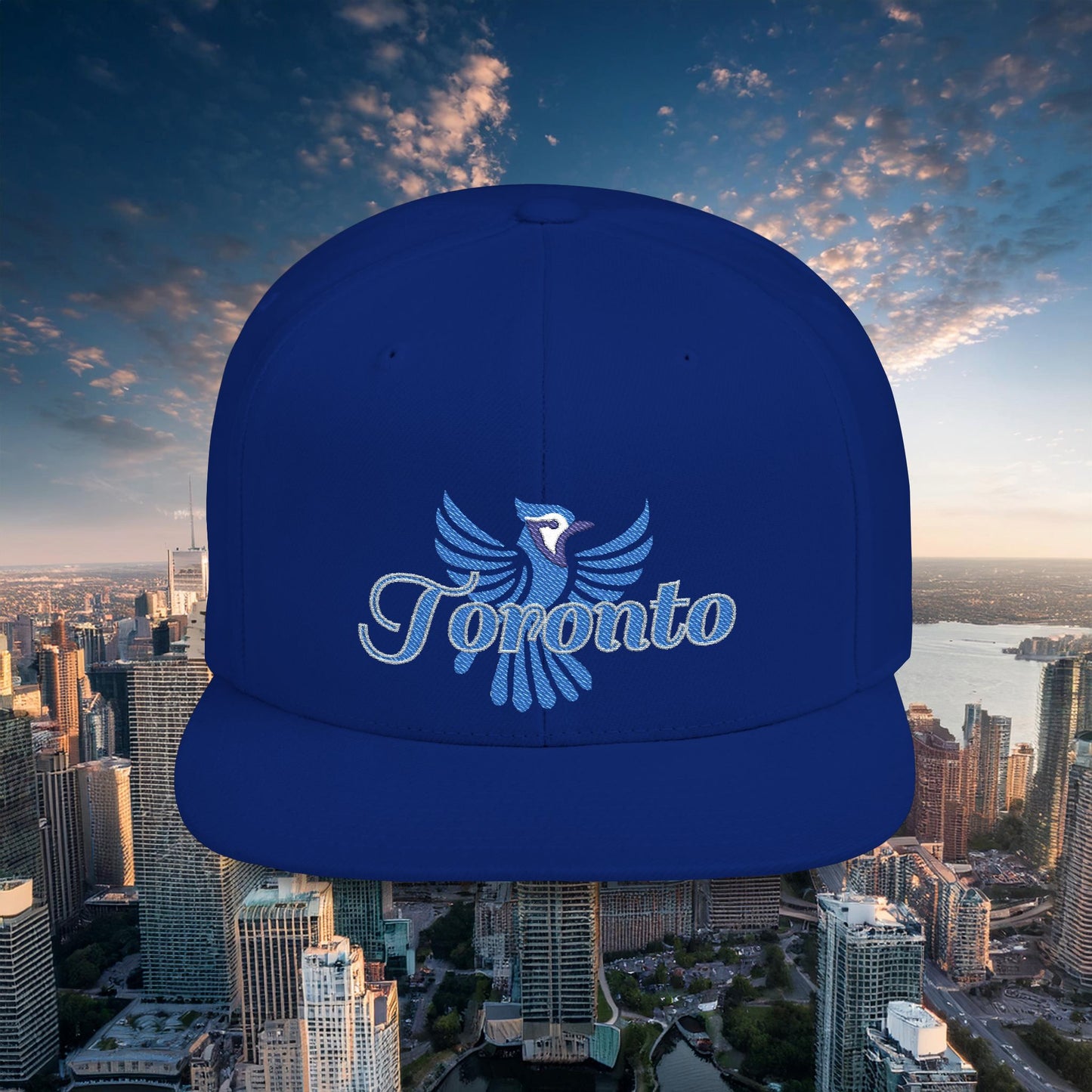 Toronto Flying Blue Jay Flat Bill Snapback