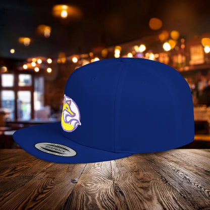 Leicester Logo Flat Bill Snapback
