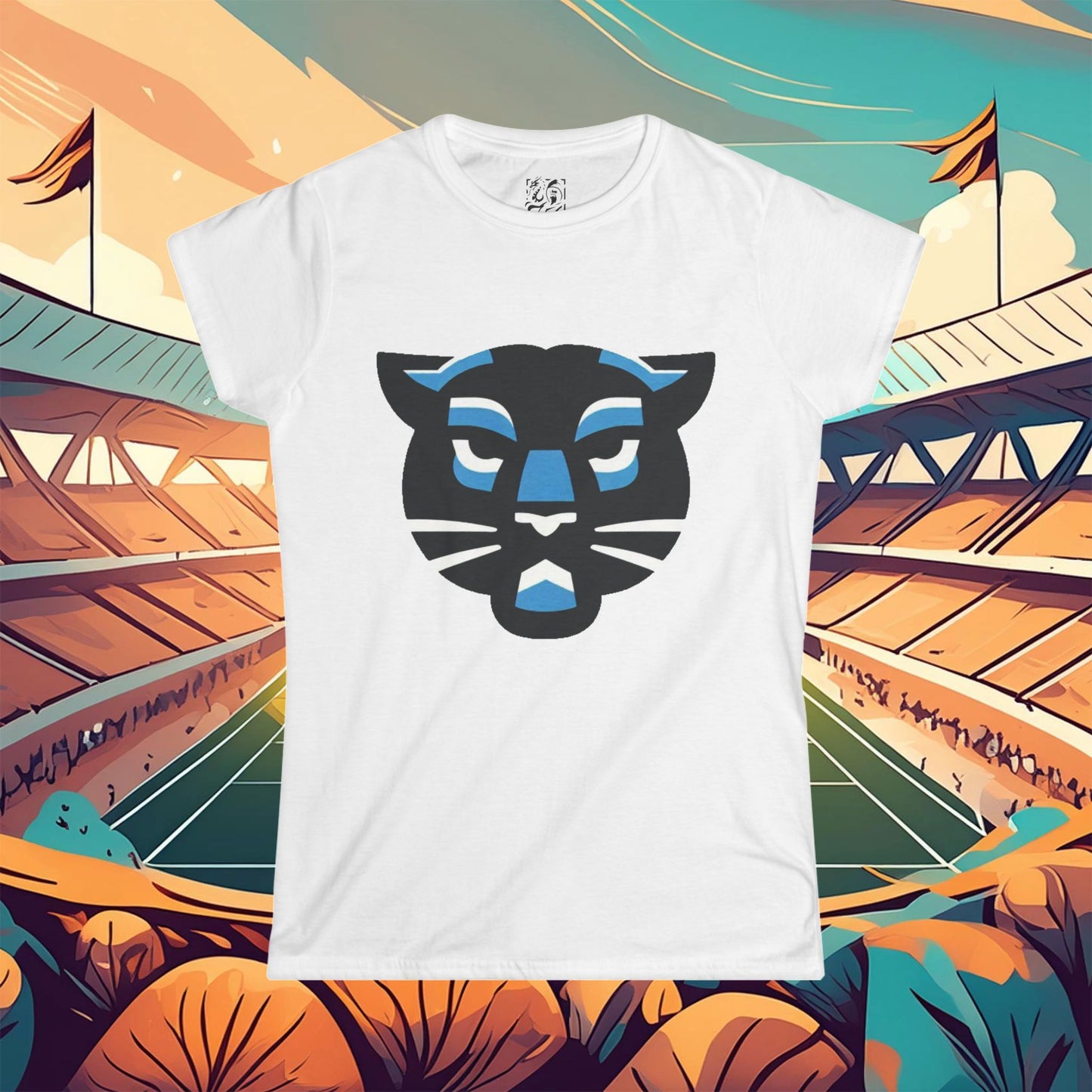 Panther Logo Women's Softstyle Tee