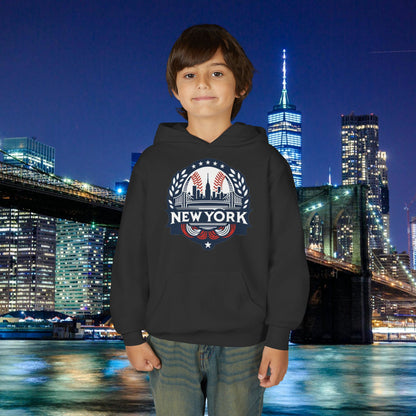 New York Bronx Baseball Youth Hoodie