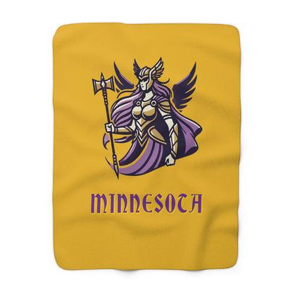 Minnesota Valkyrie Sherpa Fleece Blanket