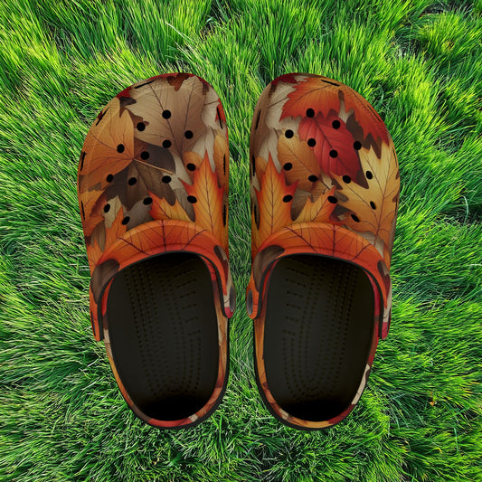 Autumn Leaves Kid's Foam Clogs