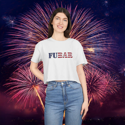 USA FUBAR Women's Crop Tee