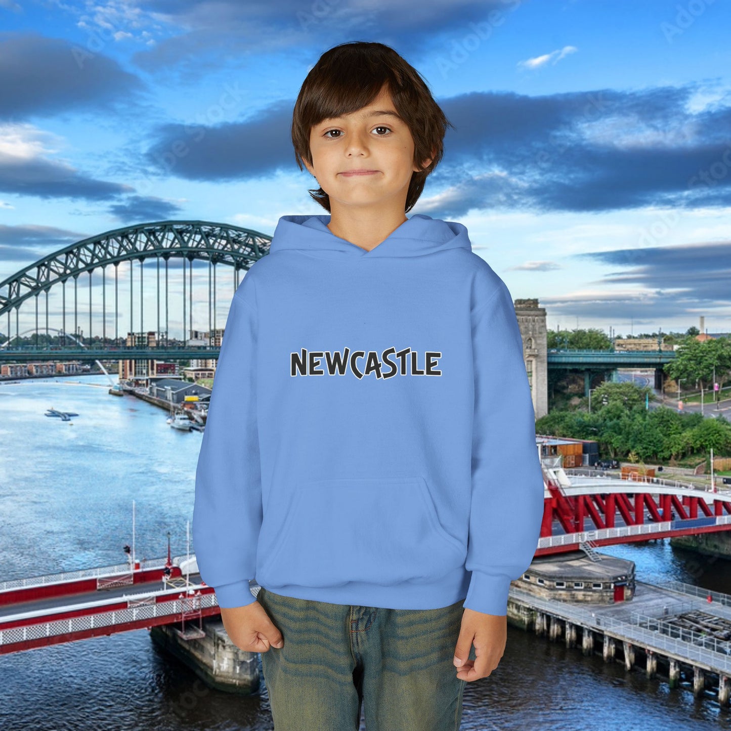 Newcastle United Mini Toon Supporter Youth Hoodie