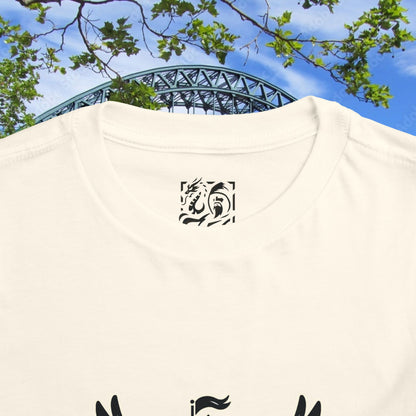 Newcastle United B&W Crest Toddler Tee