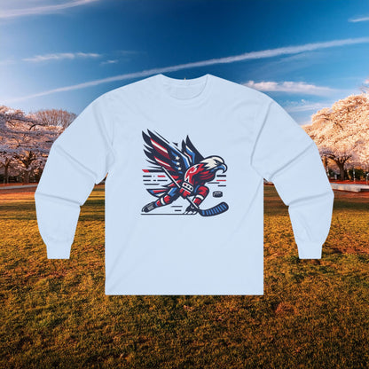 Washington Hockey Eagle Long Sleeve Tee