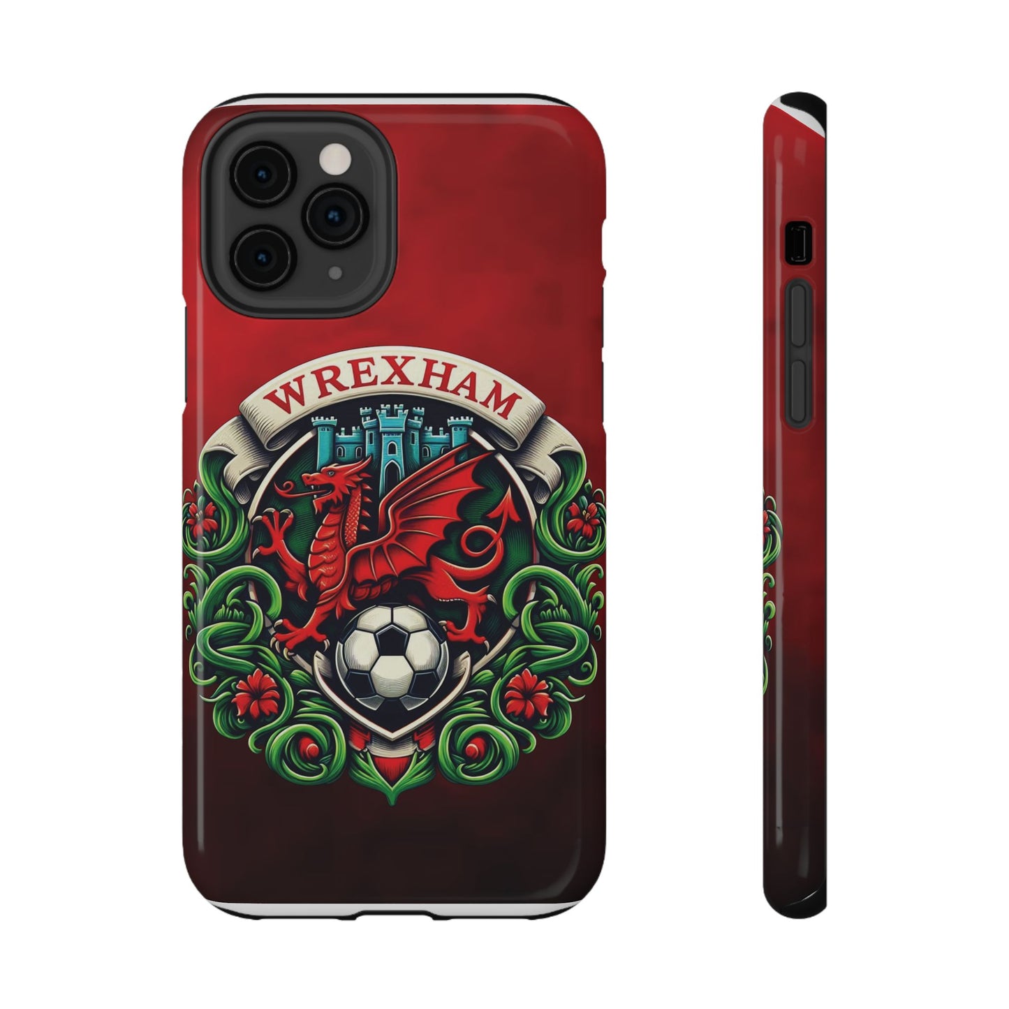 Wrexham Crest Impact-Resistant Cases