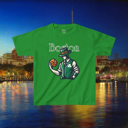 Boston Basketball Kids Tee