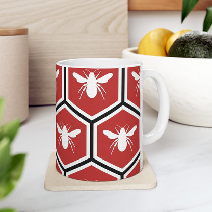 Honeycomb Ceramic Mug (11oz/15oz)