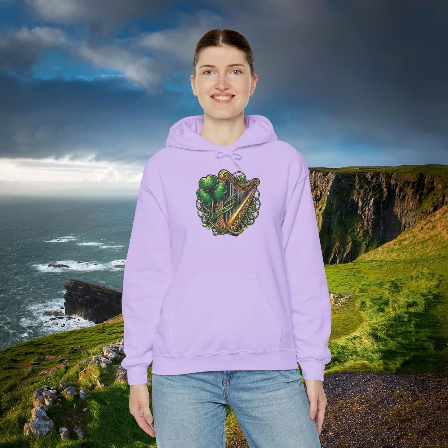 Irish Harp Hoodie
