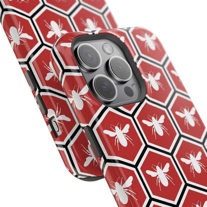 Honeycomb Bee Impact-Resistant Phone Case