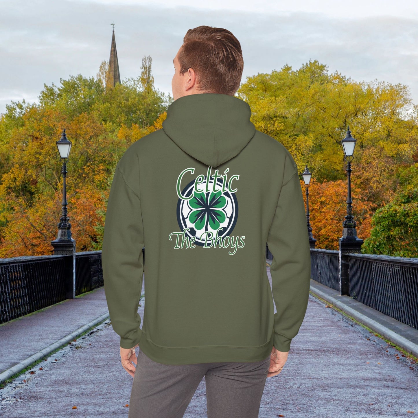 Celtic FC The Bhoys Logo Hoodie