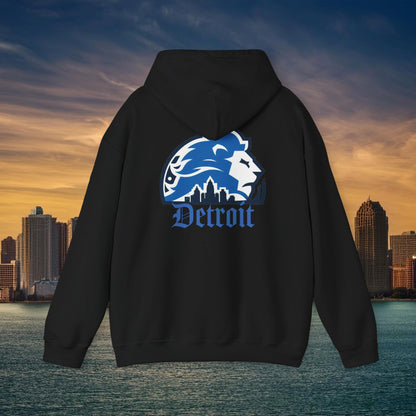 Detroit Football Skyline Hoodie