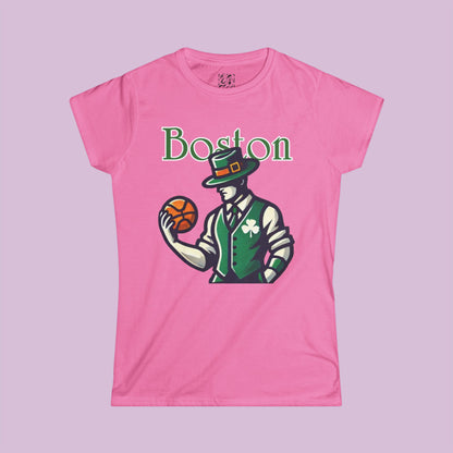 Boston Basketball Women's Softstyle Tee