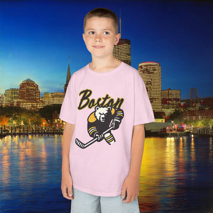 Boston Hockey Bear Kids Tee