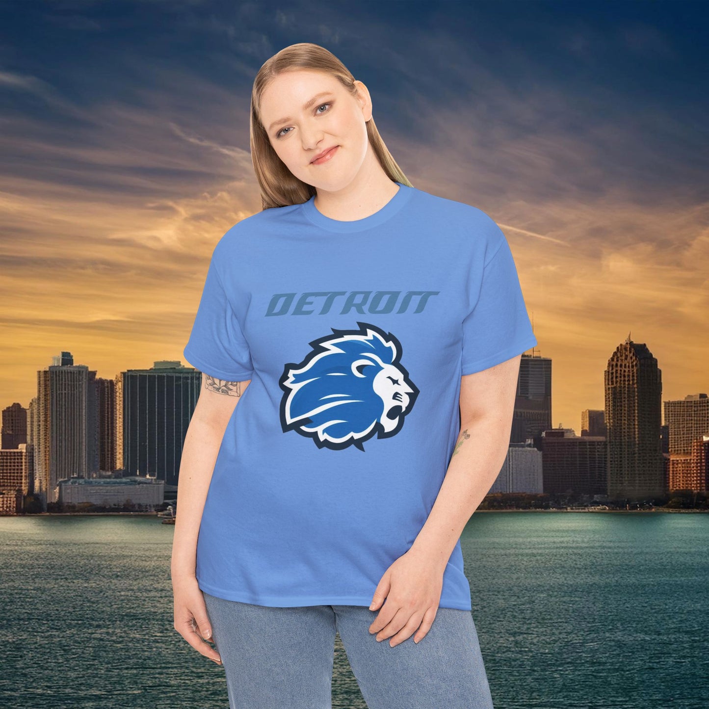 Detroit Football Logo Tee
