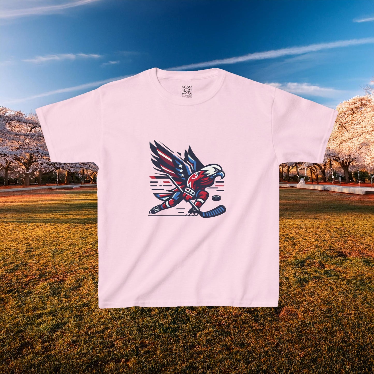 Washington Hockey Eagle Kids Tee
