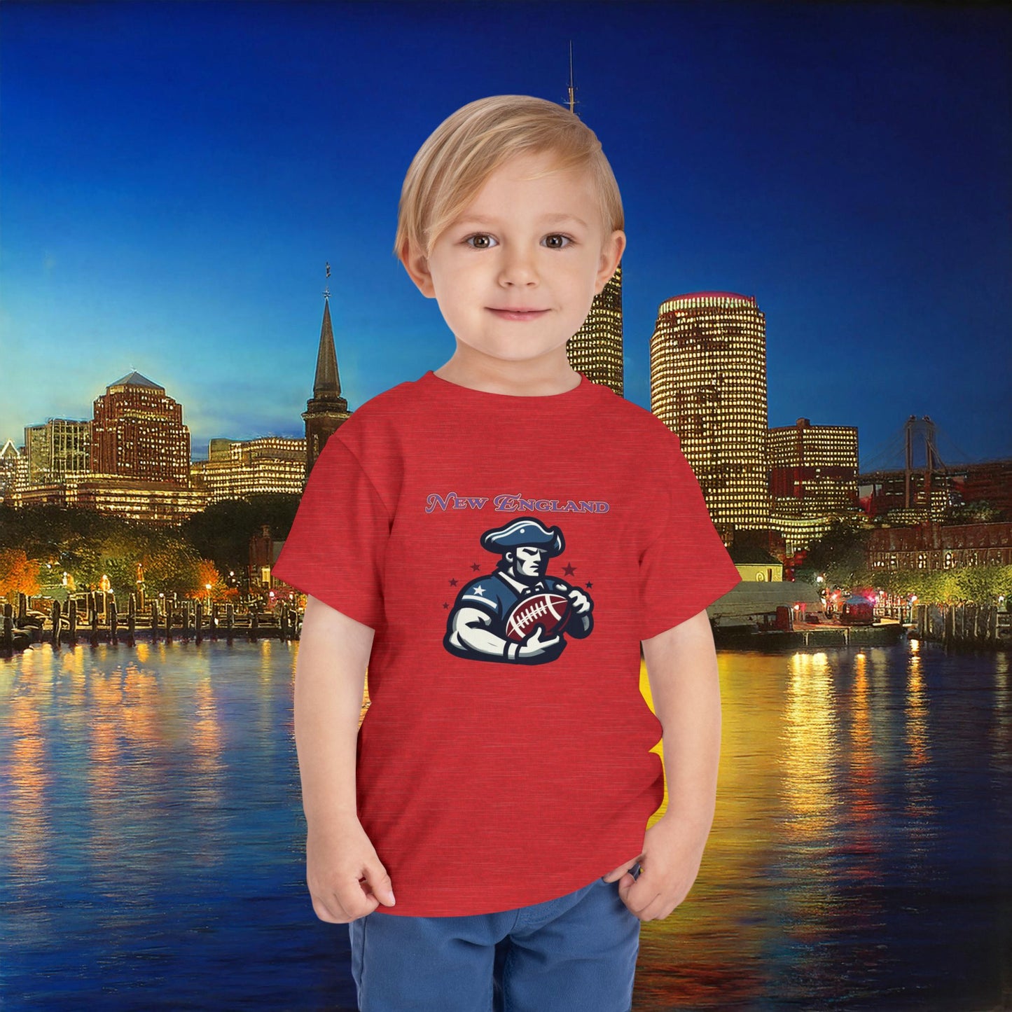 New England Football Toddler Tee