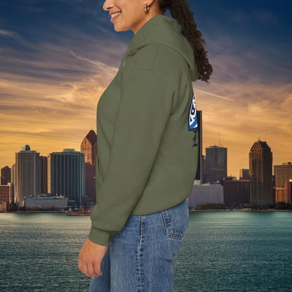 Detroit Football Skyline Hoodie