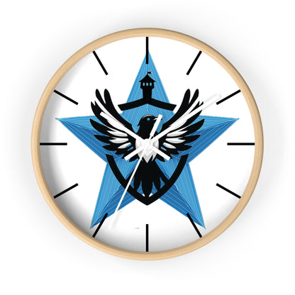 Blue Star Mags Wall Clock