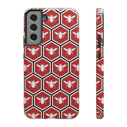 Honeycomb Bee Impact-Resistant Phone Case
