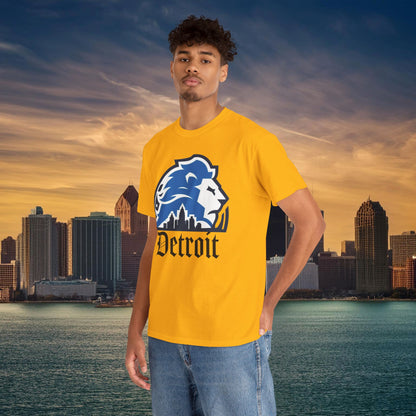 Detroit Football Skyline Tee