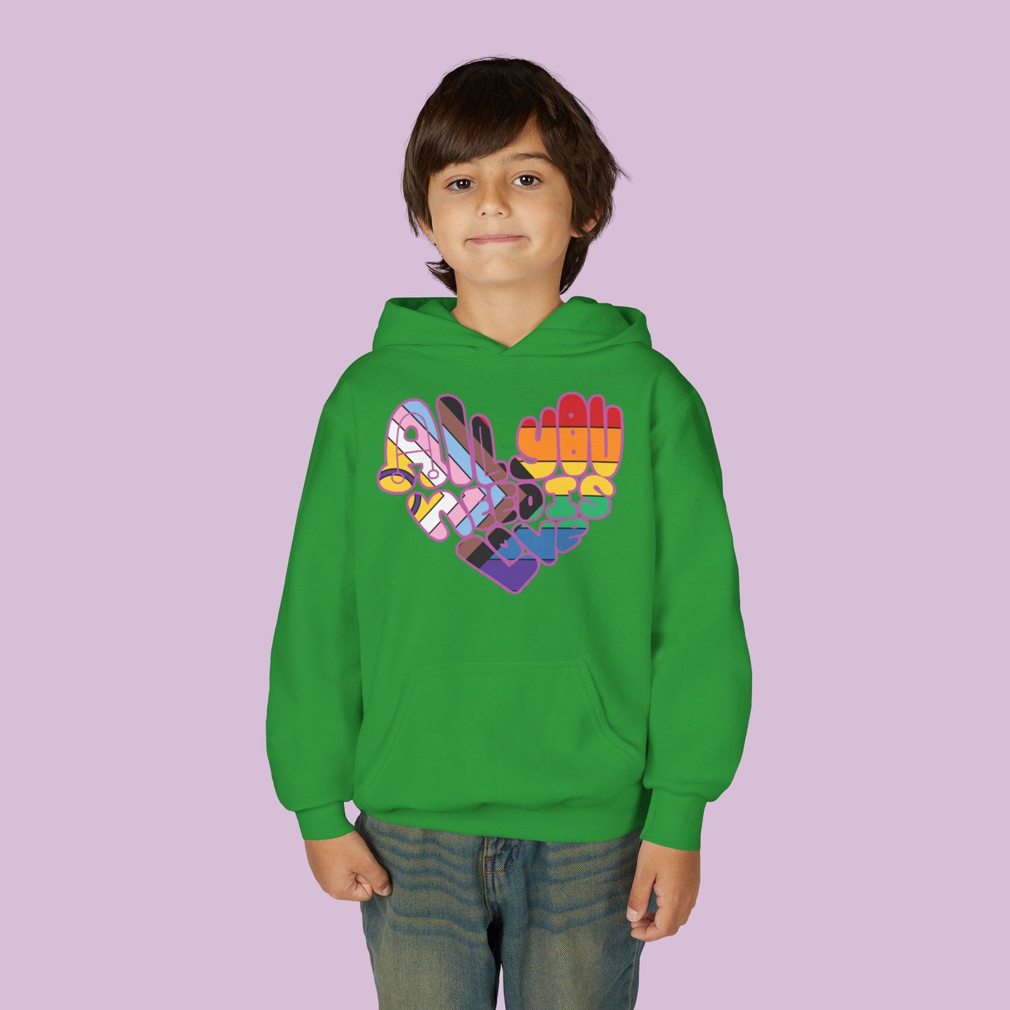 All You Need Is Love Youth Hoodie