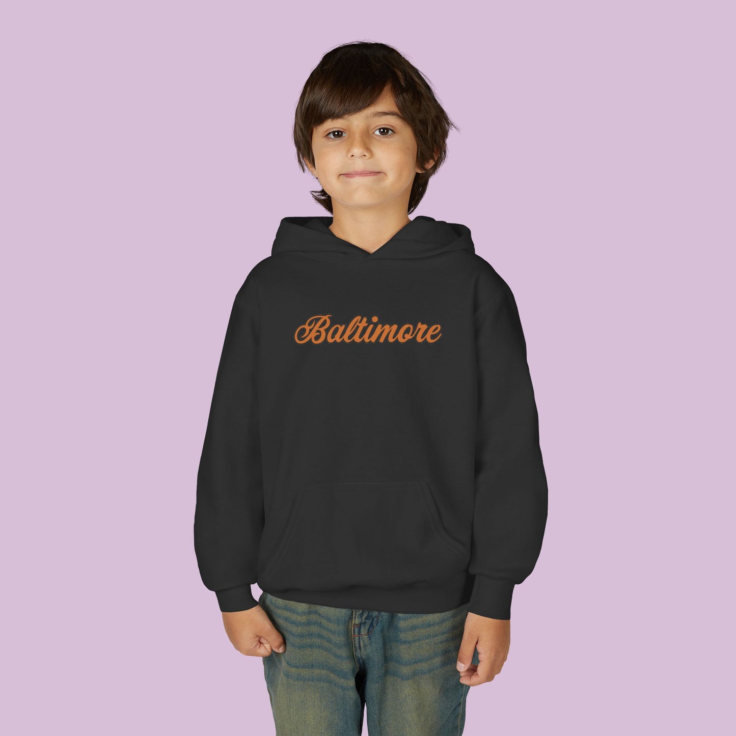 Baltimore Baseball Little Oriole Youth Hoodie