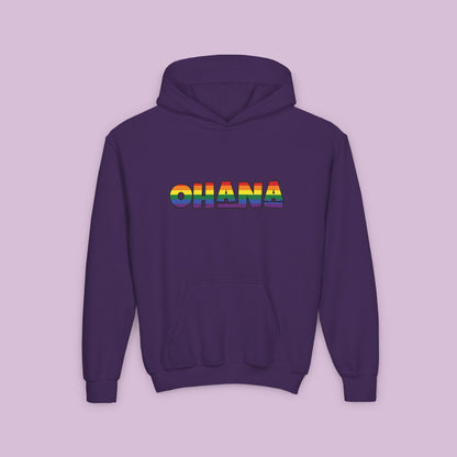 Rainbow Ohana Youth Hoodie