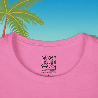 Miami Football Design Women's Softstyle Tee