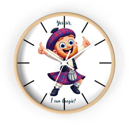 Scotland Can Boogie Wall Clock