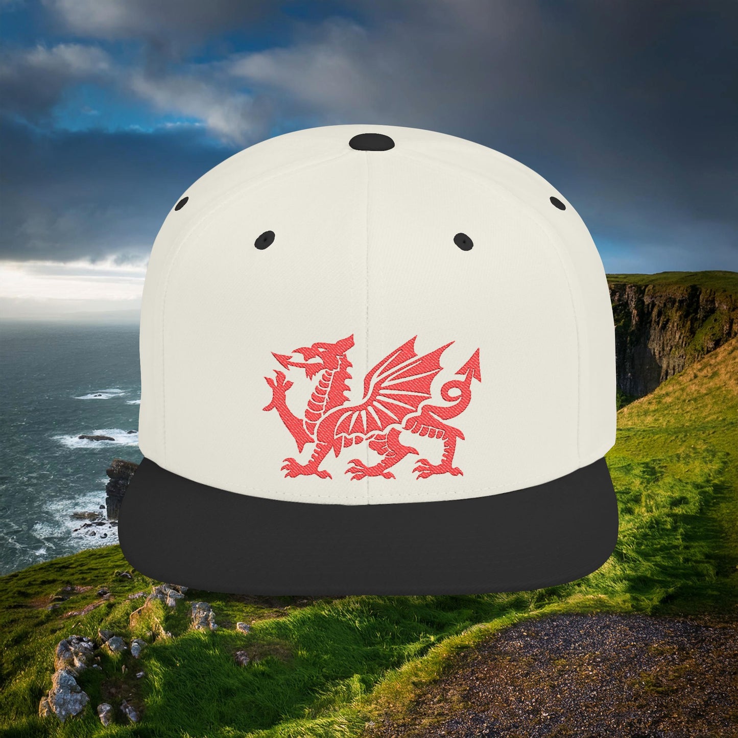 The Welsh Dragon Flat Bill Snapback