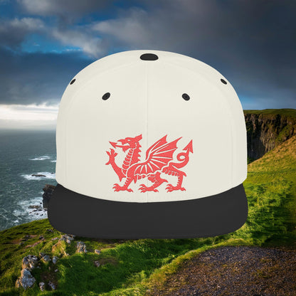 The Welsh Dragon Flat Bill Snapback