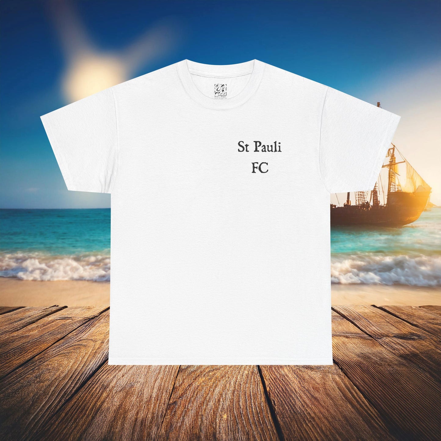 St Pauli Pirate Soccer Tee