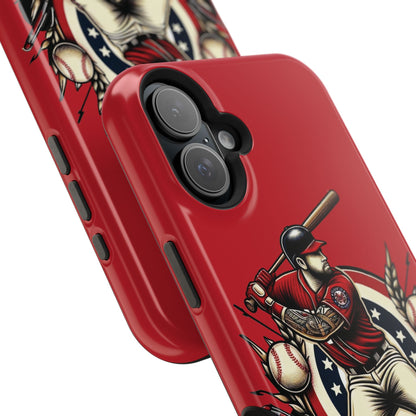 Washington Baseball At Bat Impact-Resistant Cases