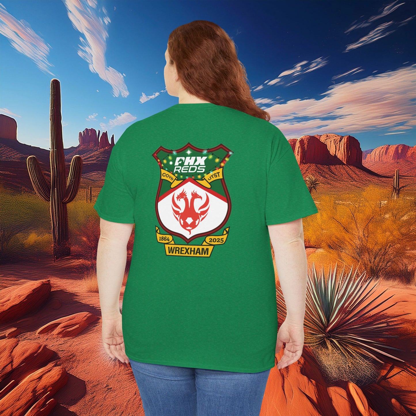 PHX Reds Christmas Crest Tee