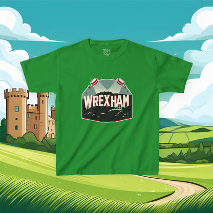 Wrexham Hollywood Sign Kids Tee