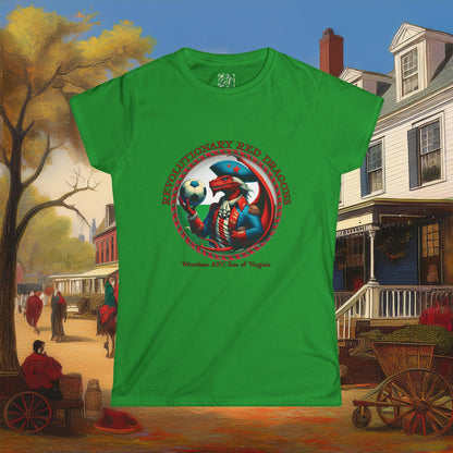 Revolutionary Red Dragons Crest Women's Softstyle Tee