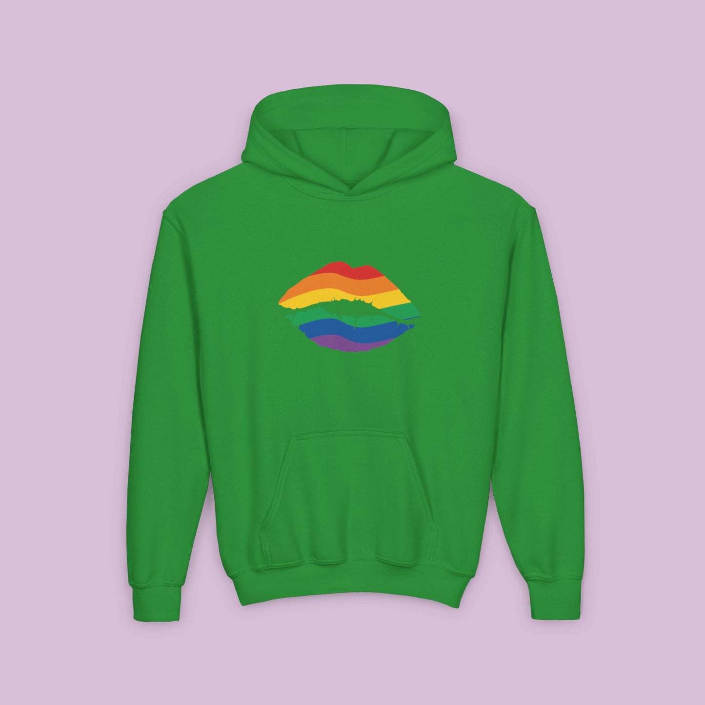 Rainbow Kiss Youth Hoodie