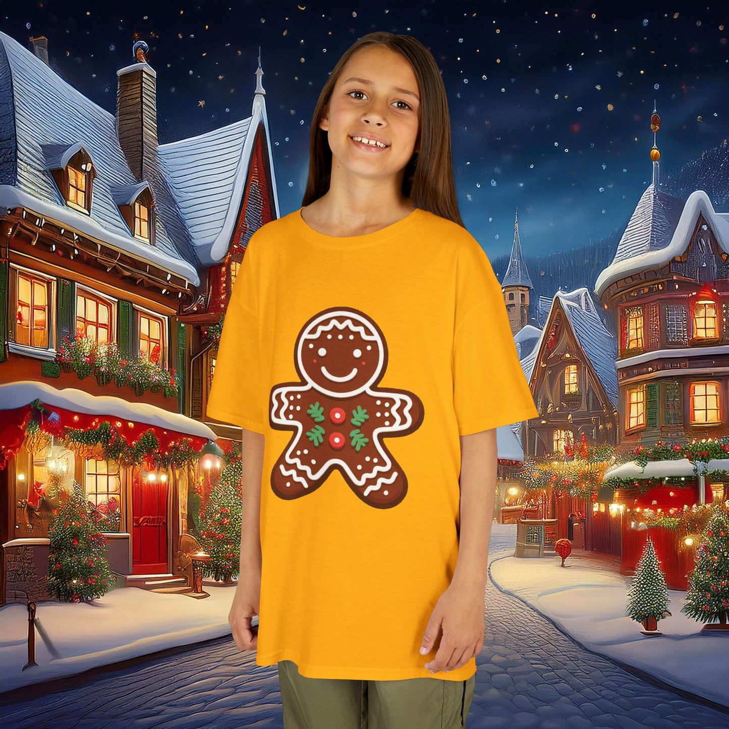 Gingerbread Man Kids Tee