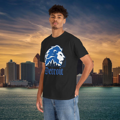 Detroit Football Skyline Tee