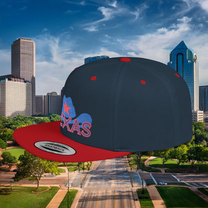 Texas Cowboy Hat Flat Bill Snapback