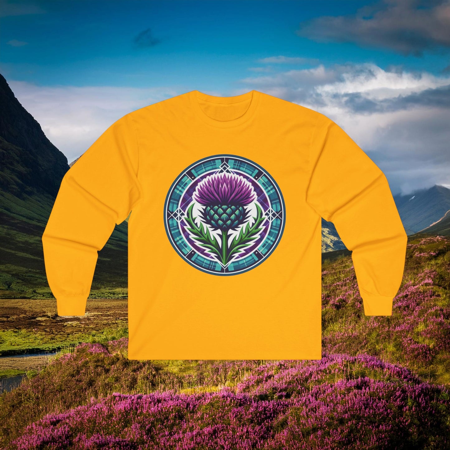 Scottish Thistle Long Sleeve Tee