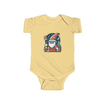 Santa Gnome Infant Bodysuit