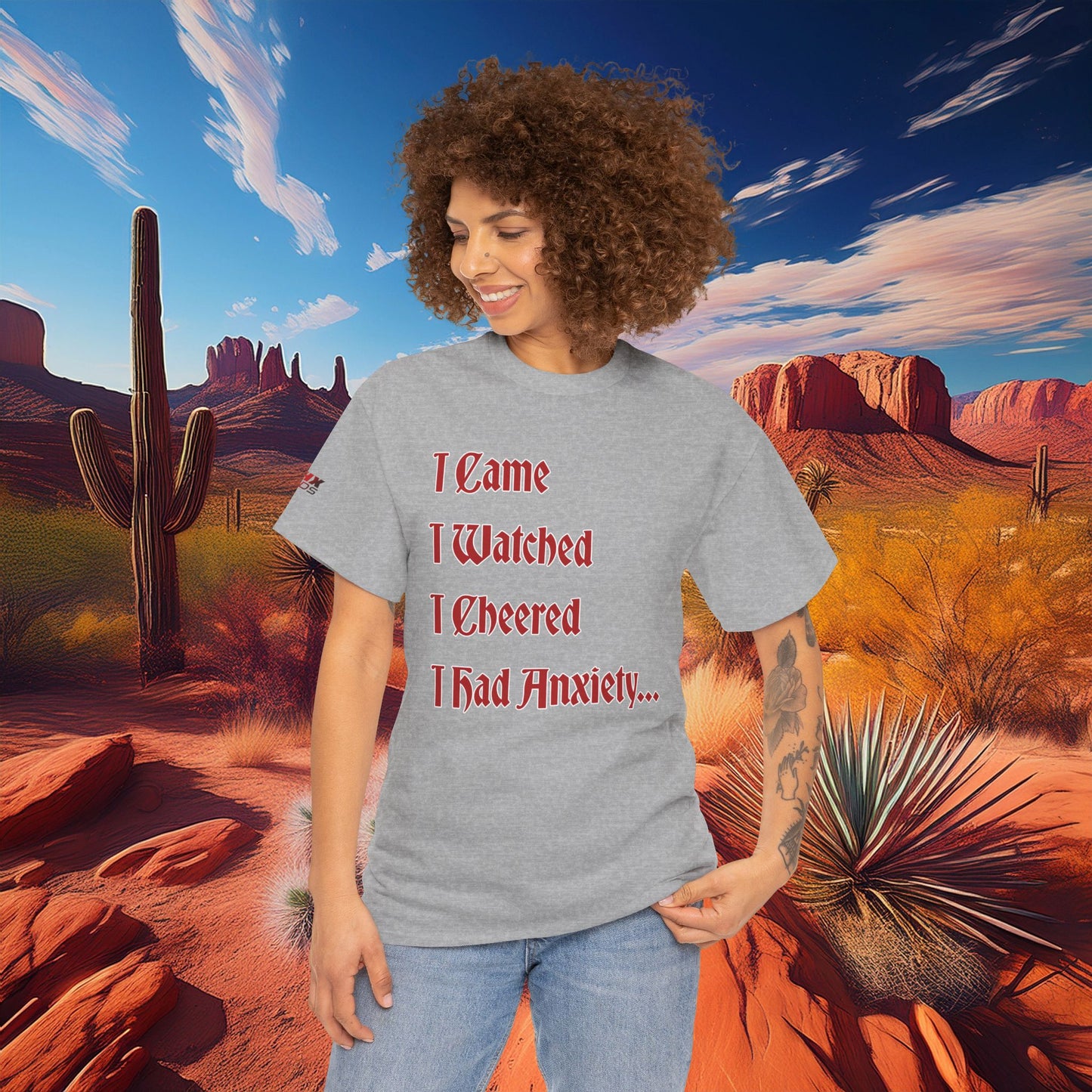 PHX Reds "Never Leave A Wrexham Match" Tee